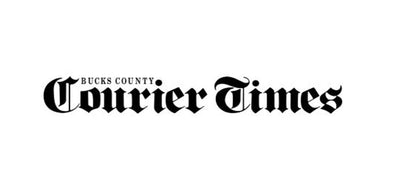Black text on a white background reads Bucks County Courier Times in a bold, old English-style font.